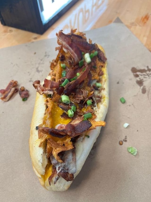 Parkside Bacon Cheddar Cheesesteak.