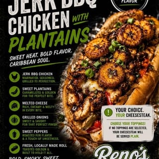 Parkwood Jerk BBQ Chicken Cheesesteak