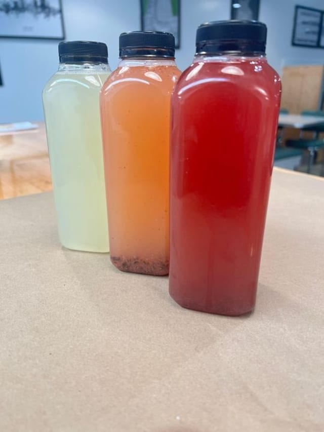 House Made Peach Lemonade.
