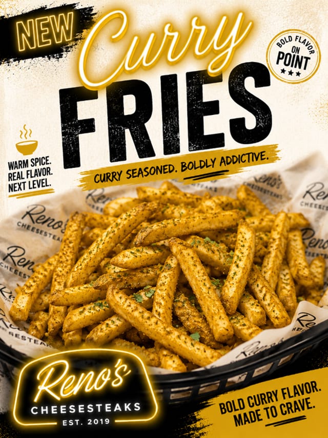 Curry Spiced Fries.