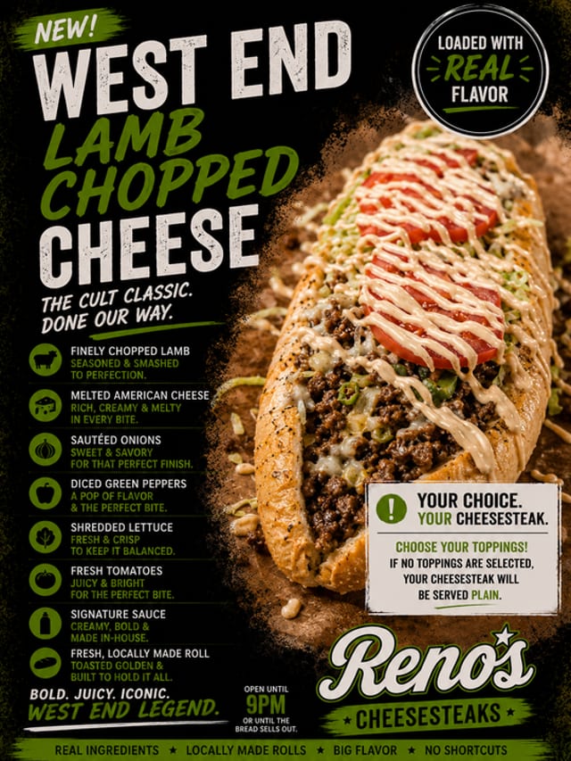 Lamb Chopped Cheese.