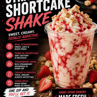 Strawberry Shortcake Milkshake